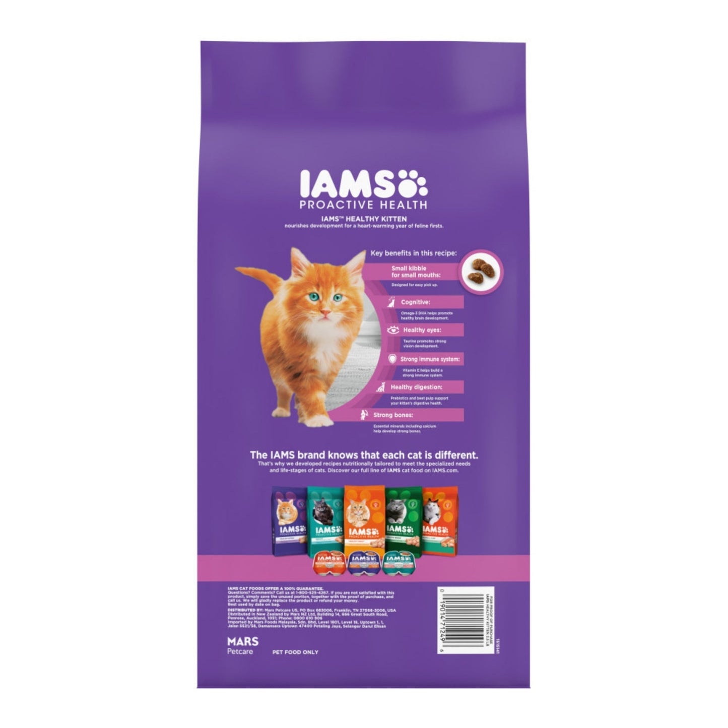 IAMS Proactive Health Kitten Dry Cat Food Chicken 3.5lb IAMS