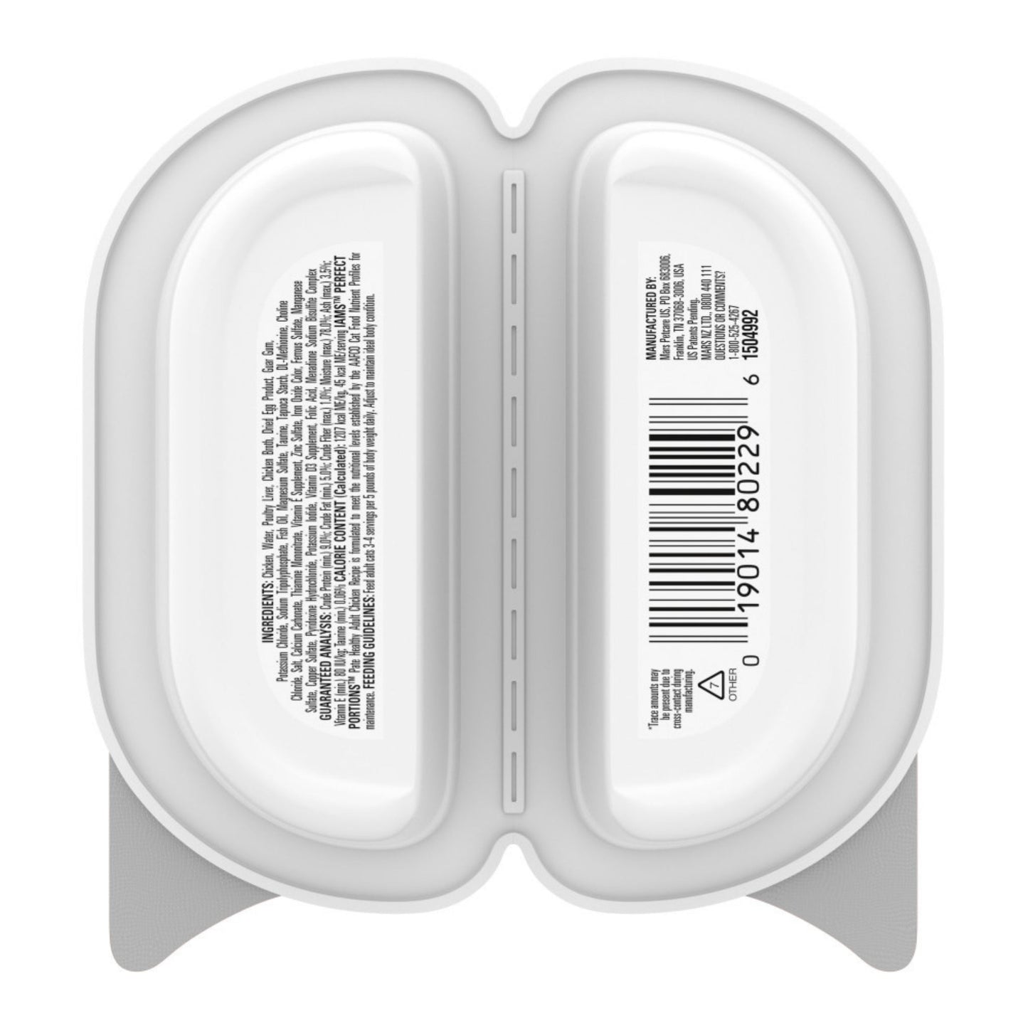 IAMS Perfect Portions Grain Free Healthy Paté Adult Wet Cat Food Chicken 2.6oz 24pk IAMS