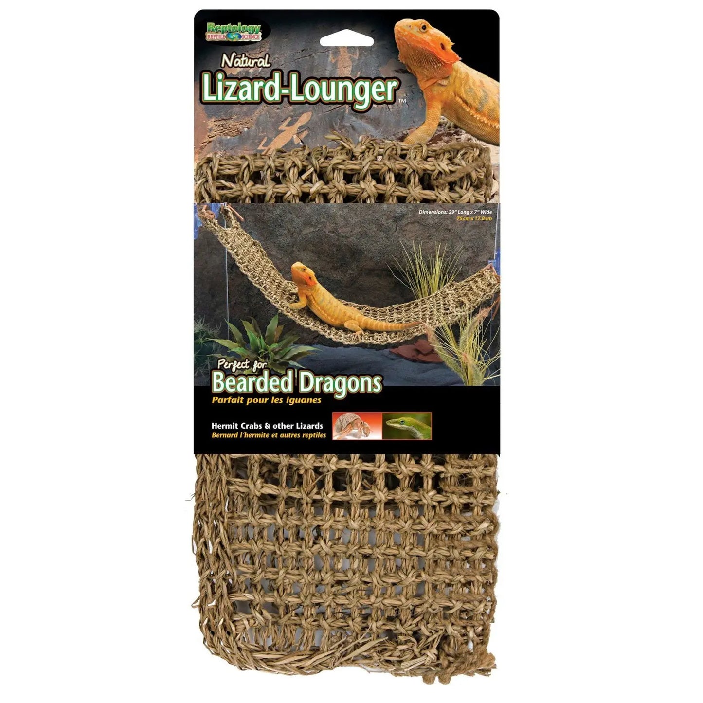 Penn-Plax Corner Lizard Lounger Climbing & Resting Mat Brown 1ea/29In X 7 in, XL Penn-Plax