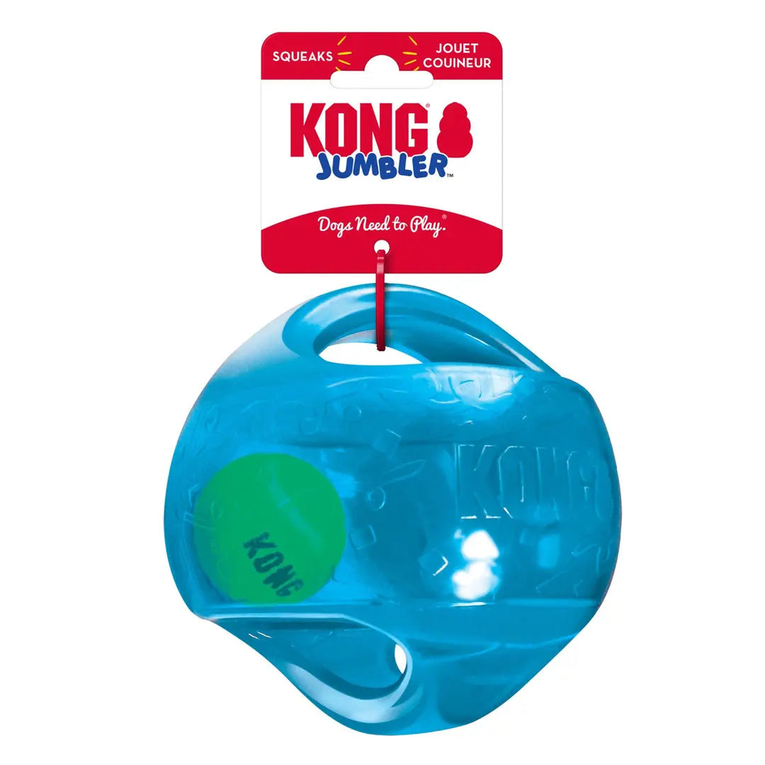 KONG Jumbler Dog Toy Ball Assorted 1ea/MD/LG Kong