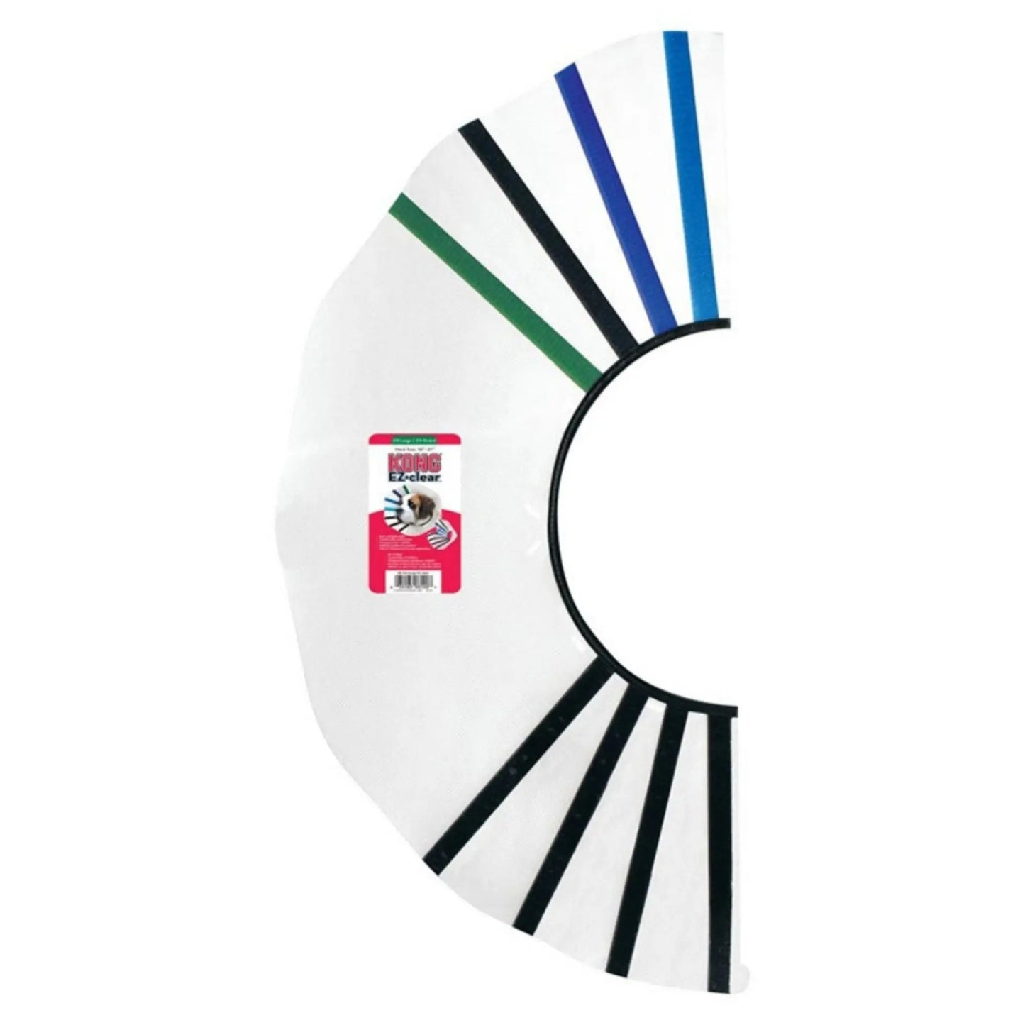 KONG E-Collar Clear/Blue/Black 1ea/XL Kong