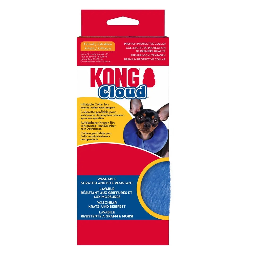KONG Inflatable E-Collar Blue 1ea/XS Kong
