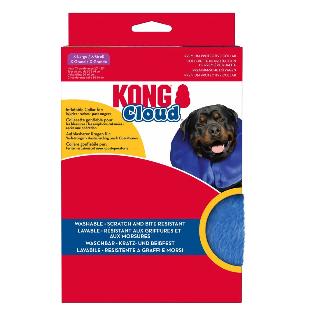 KONG Inflatable E-Collar Blue 1ea/XL Kong