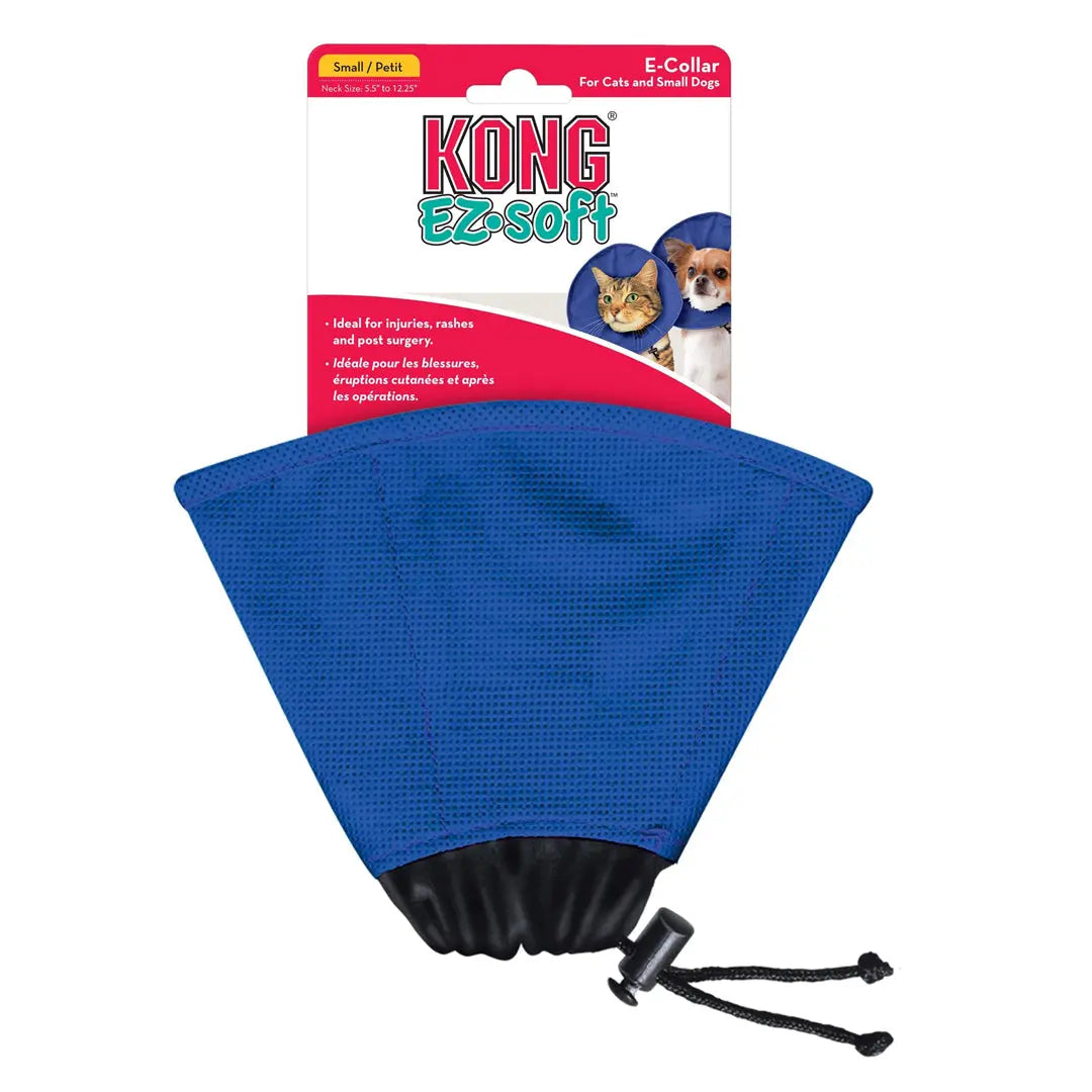 KONG E-Collar for Cats and Small Dogs Blue 1ea/SM Kong