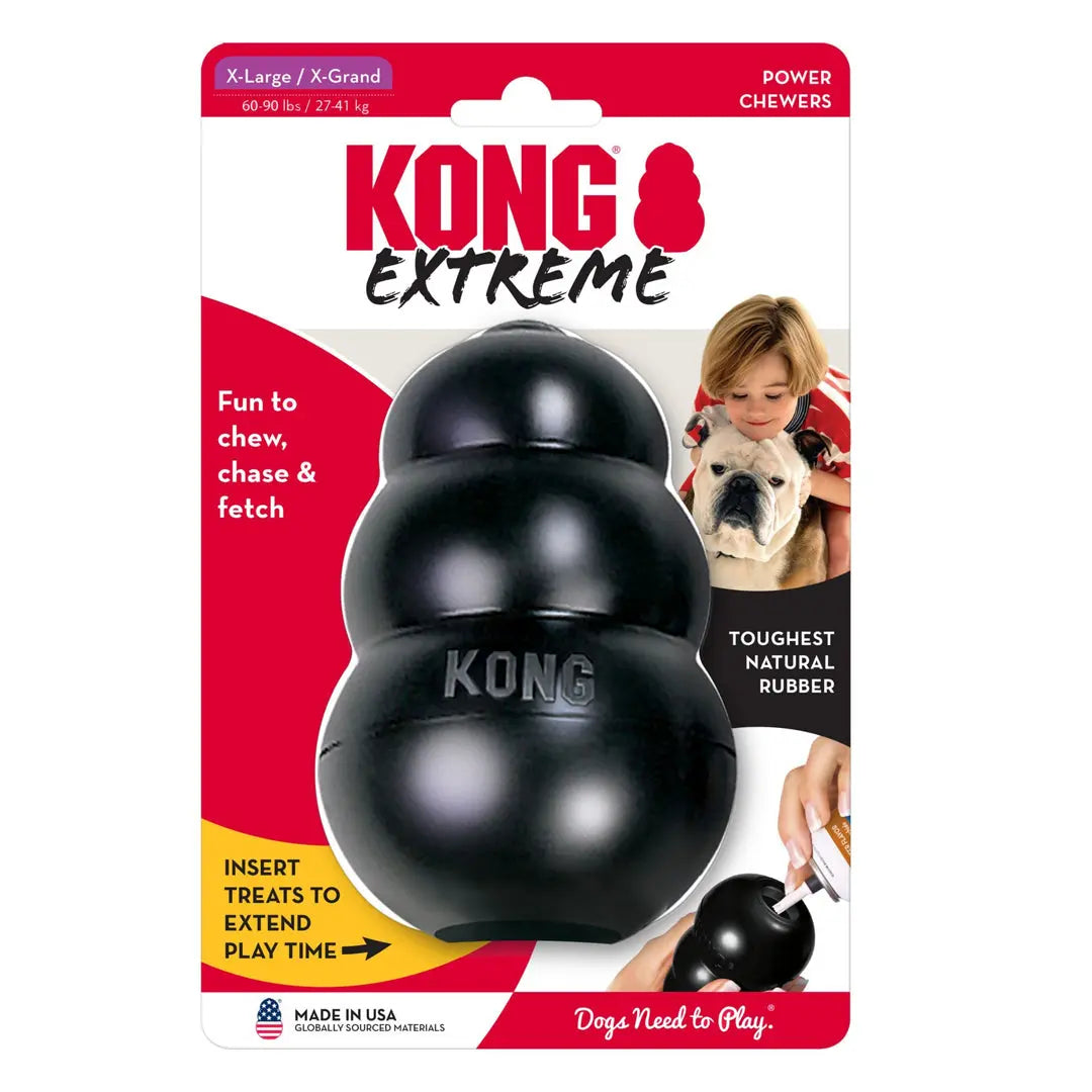 KONG Extreme Dog Toy Black 1ea/XL Kong