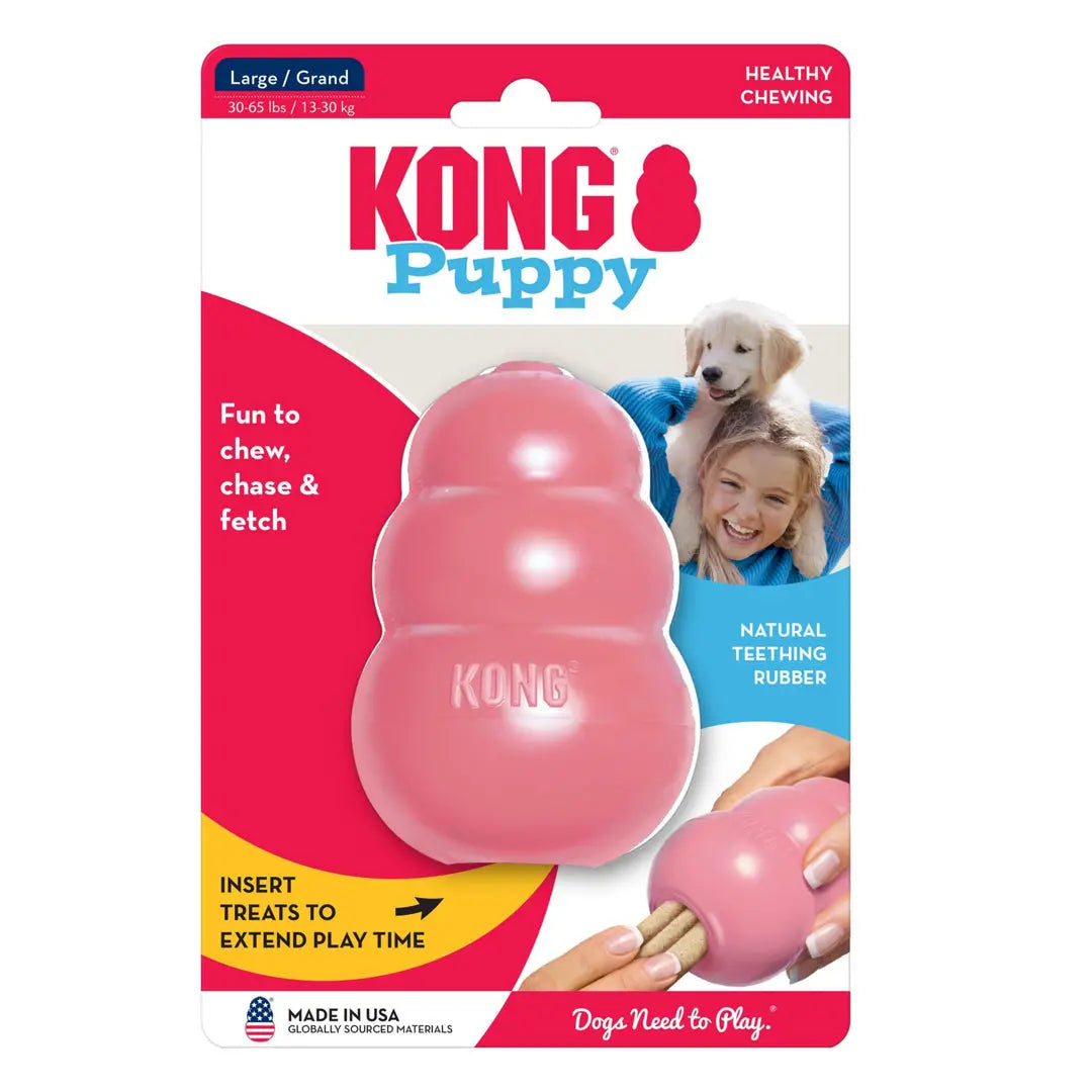 KONG Puppy Toy Assorted 1ea/LG Kong