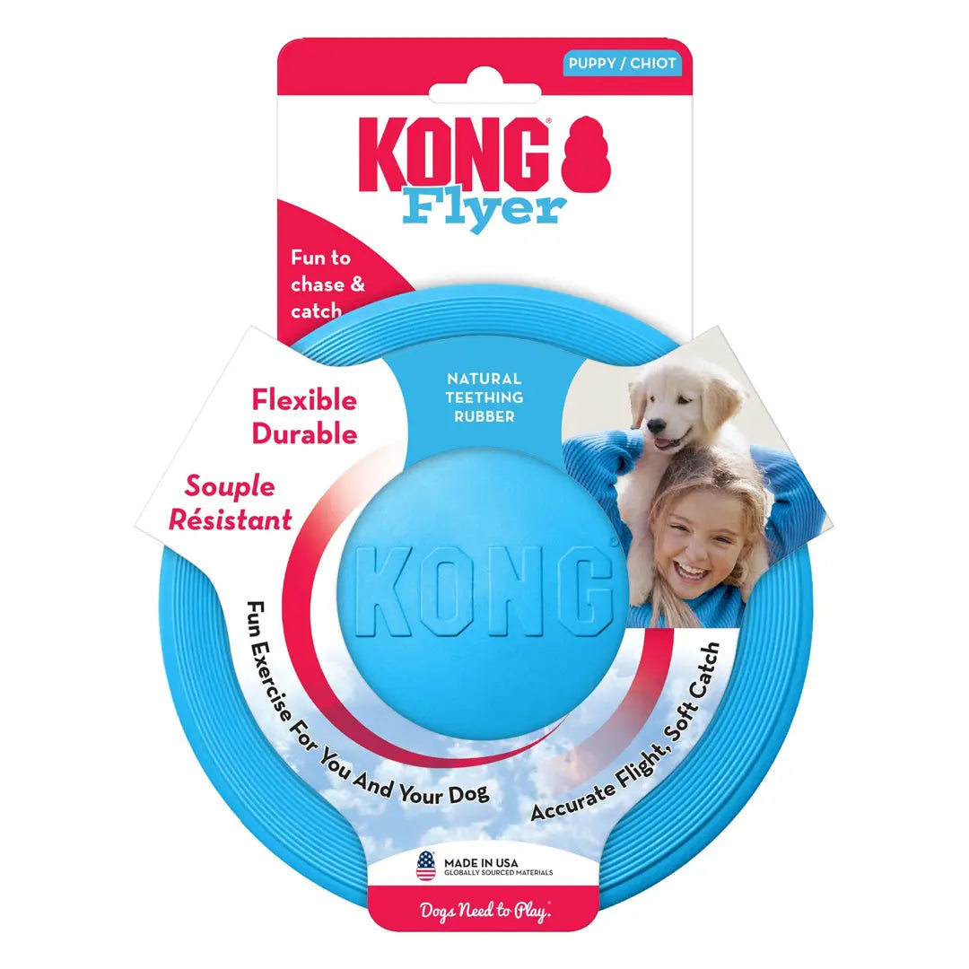 KONG Flyer Dog Toy Assorted 1ea/Puppy Kong