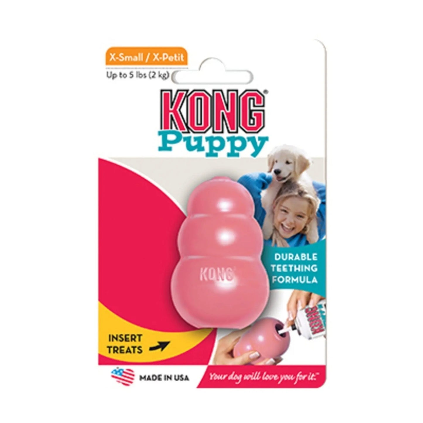 KONG Puppy Toy Assorted 1ea/MD Kong