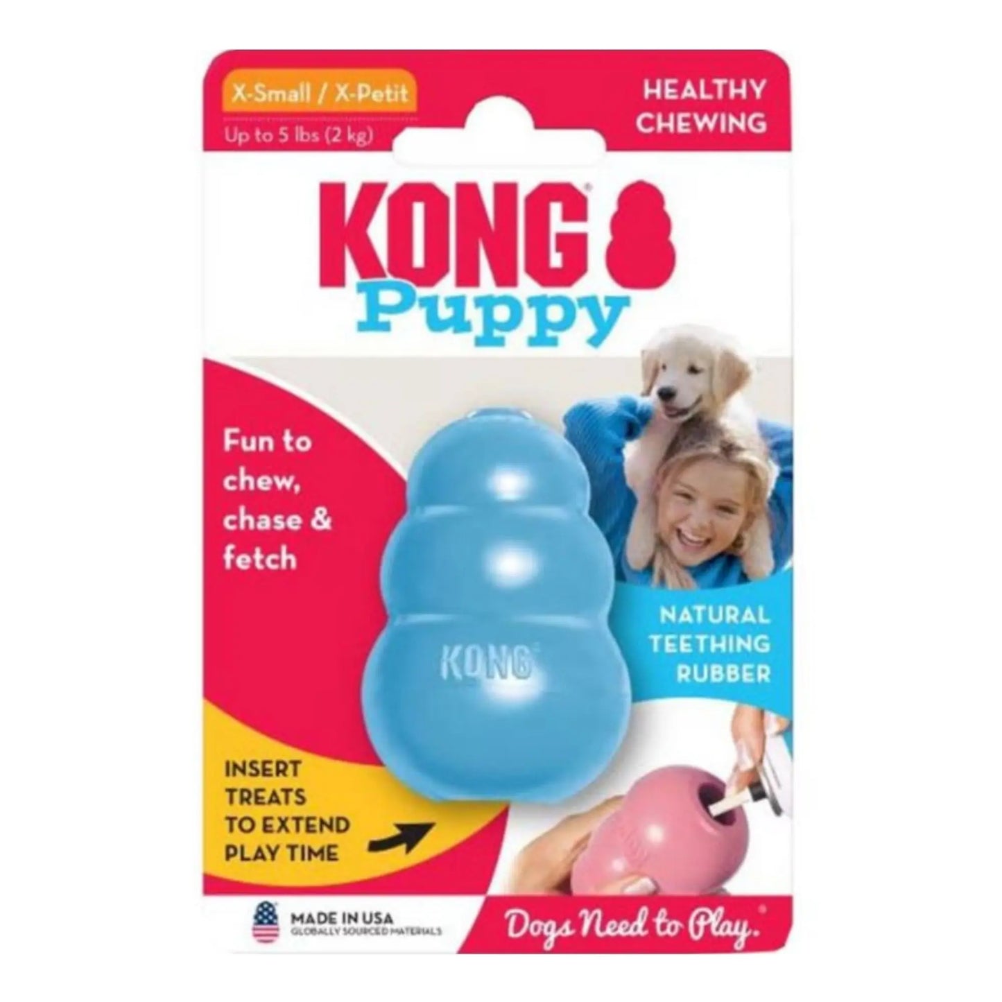 KONG Puppy Toy Assorted 1ea/XS Kong