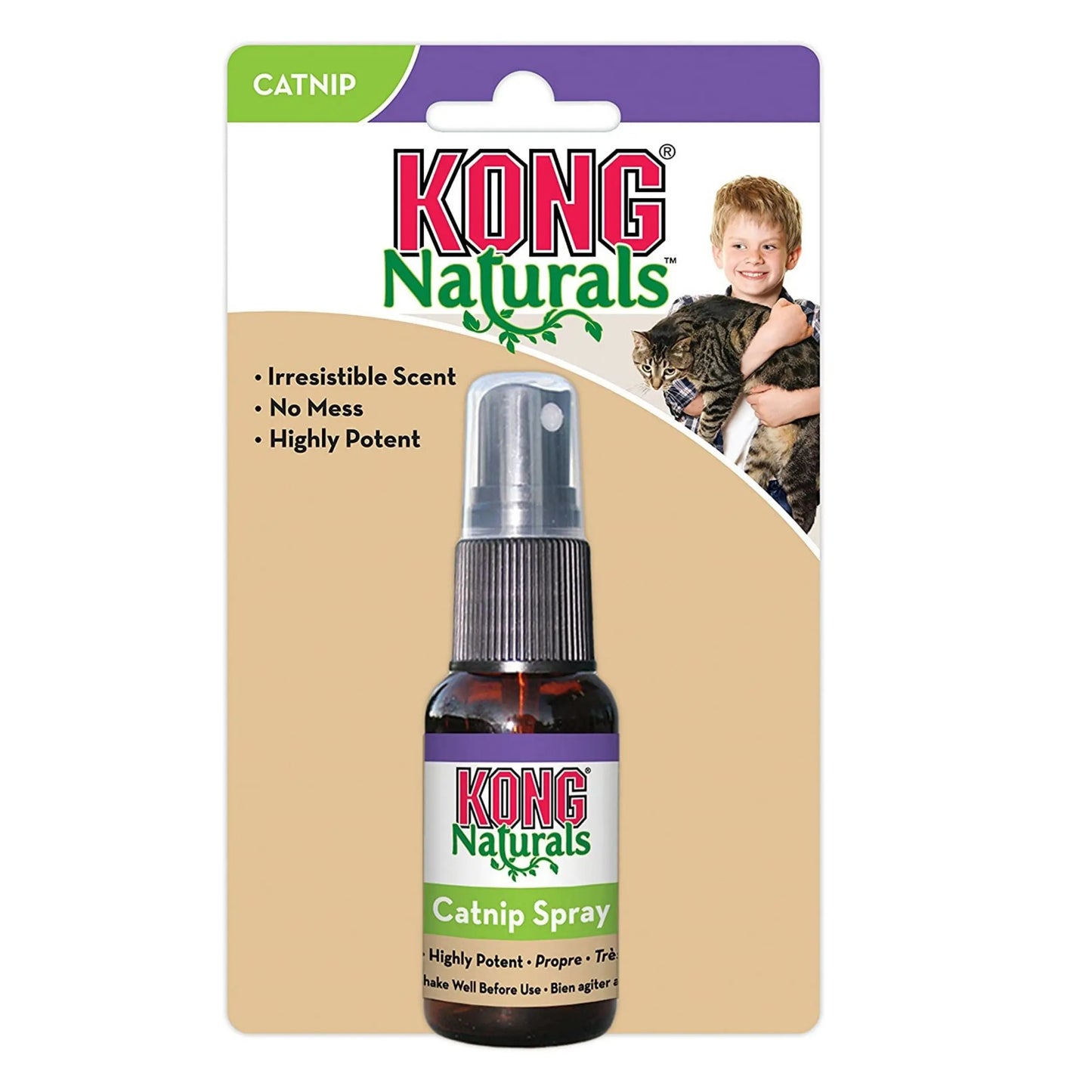KONG Natural Catnip Spray 1ea/1.4 oz Kong
