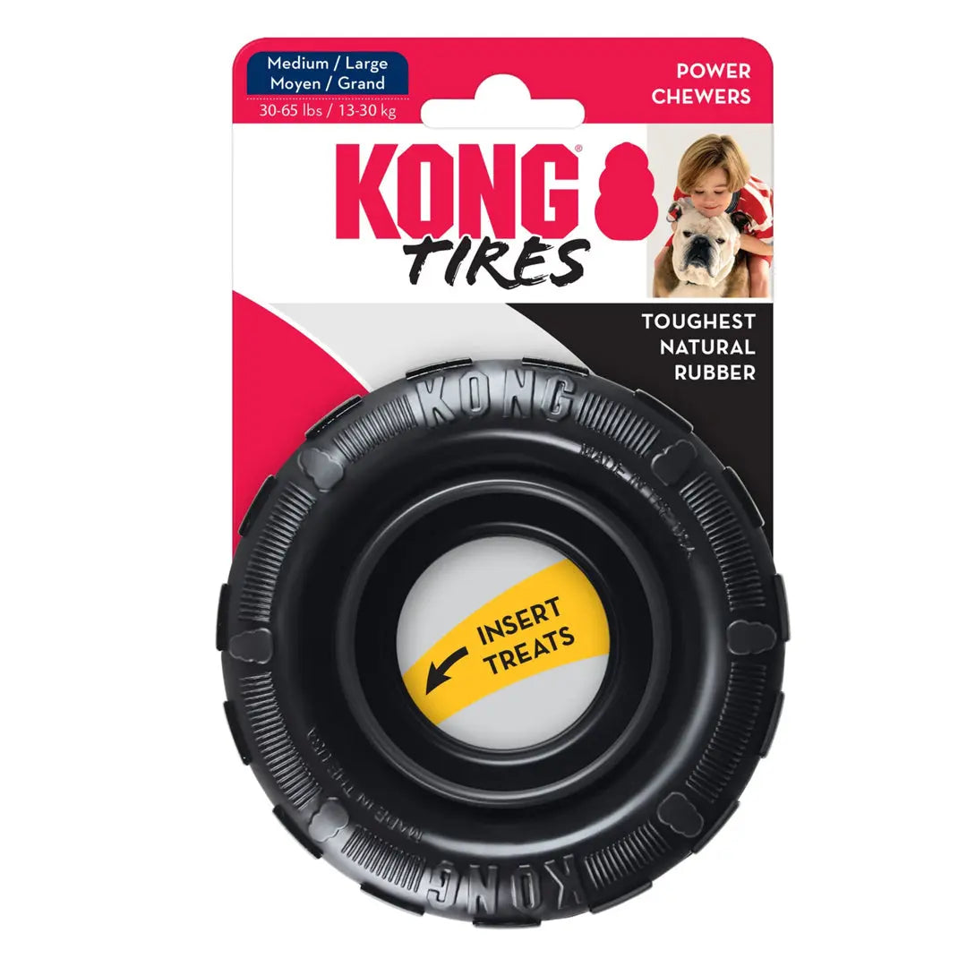 KONG TIRES Dog Toy 1ea/MD/LG Kong