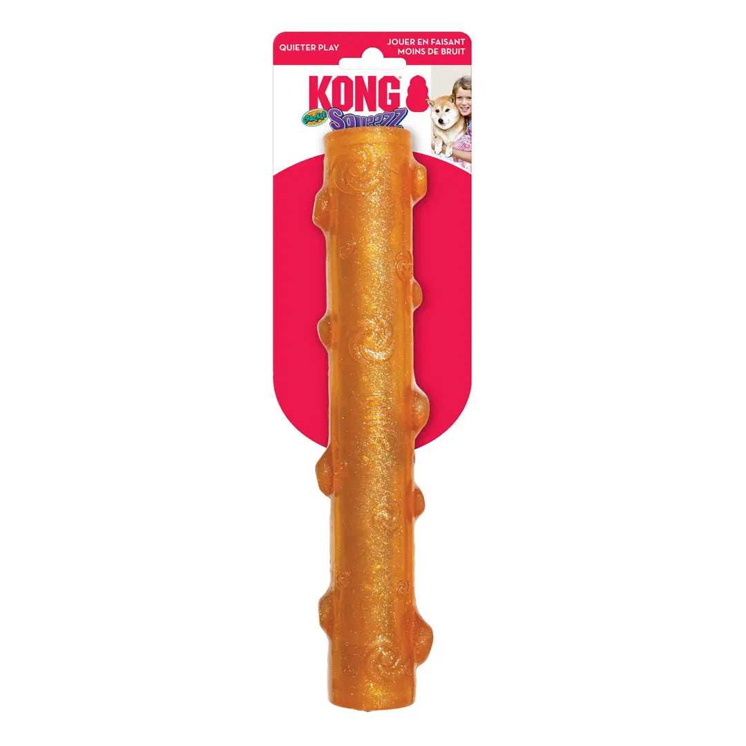 KONG Squeezz Crackle Stick Dog Toy Assorted 1ea/LG Kong