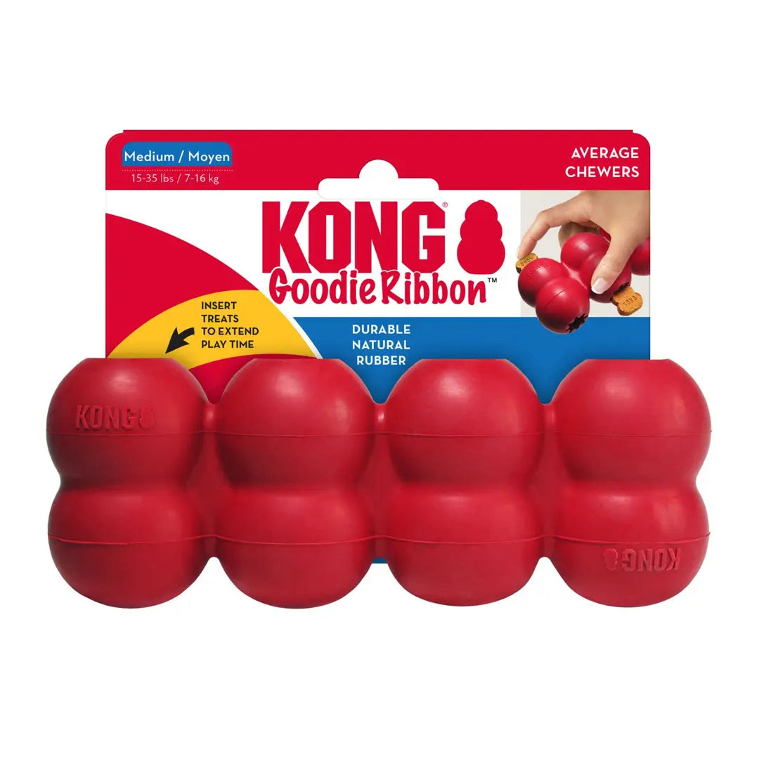KONG Goodie Ribbon Dog Toy 1ea/MD Kong