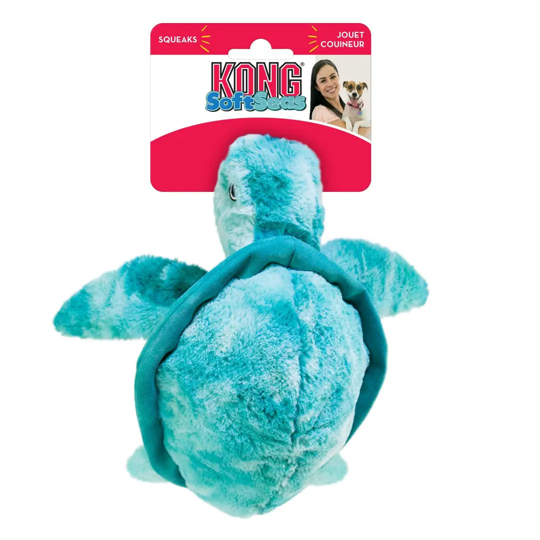 KONG Softseas Dog Toy Turtle 1ea/SM Kong
