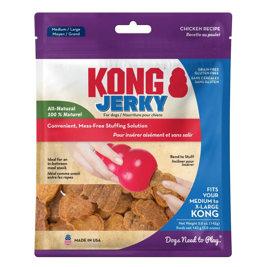 KONG Jerky Dog Treat Chicken 1ea/MD/LG Kong