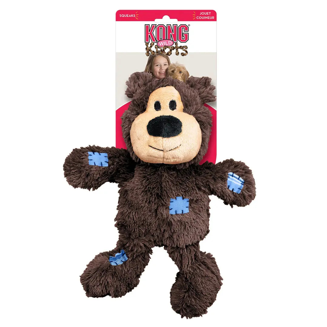 KONG Wild Knots Bear Dog Toy Assorted 1ea/XL Kong