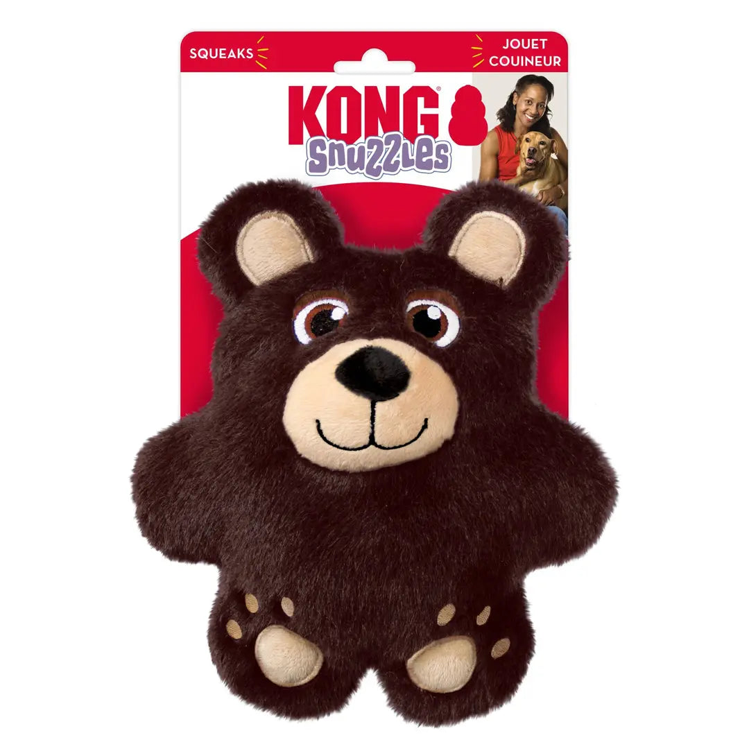 KONG Snuzzles Dog Toy Bear 1ea/MD Kong
