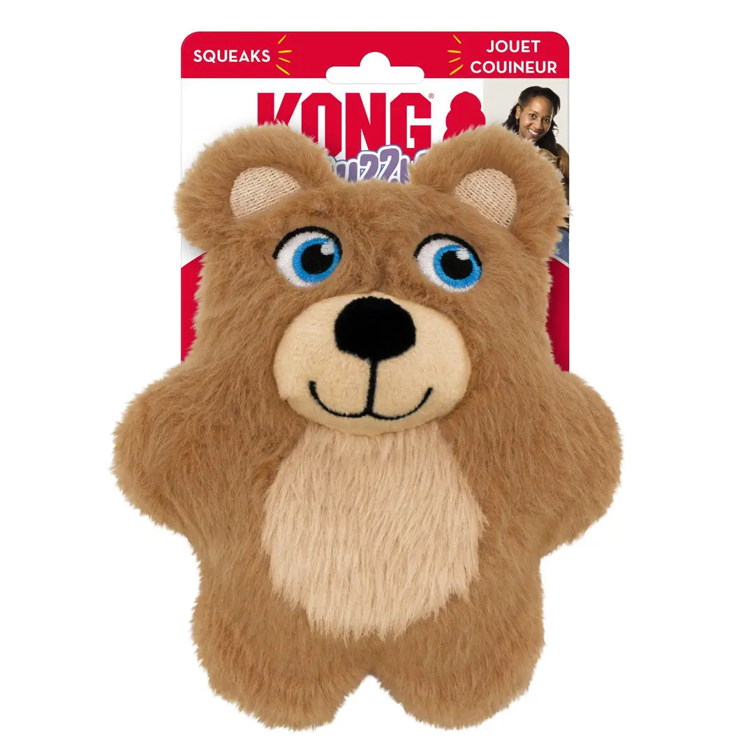 KONG Snuzzles Kiddos Dog Toy Teddy 1ea/SM Kong