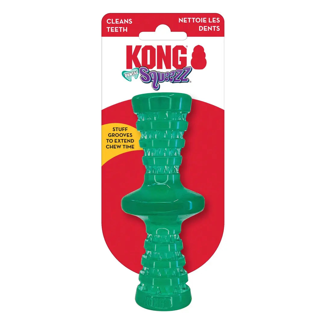 KONG Squeezz Dental Roller Stick Dog Chew 1ea/SM Kong
