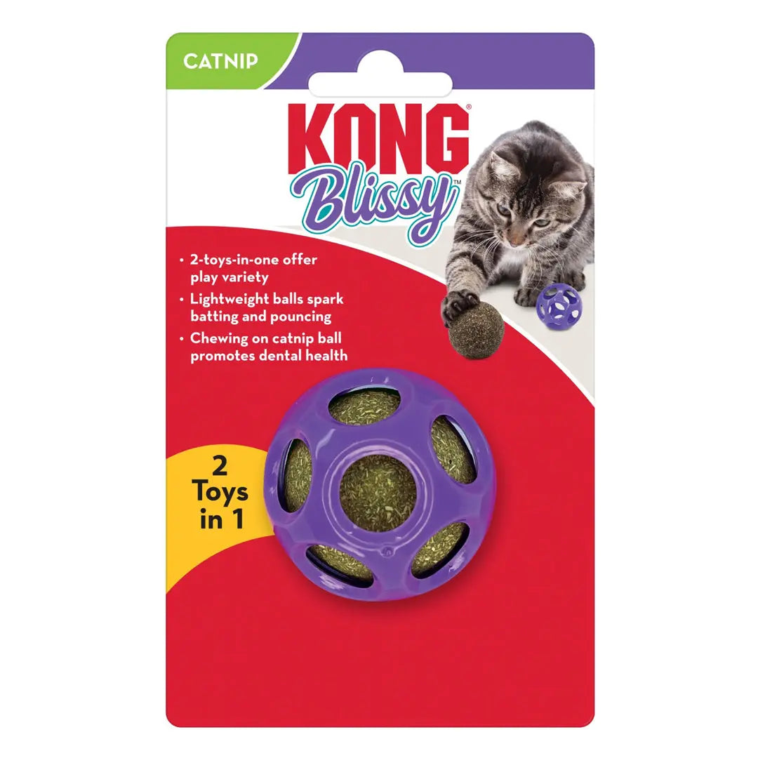 KONG Blissy Moon Ball w/Catnip Cat Toy 1ea/One Size Kong