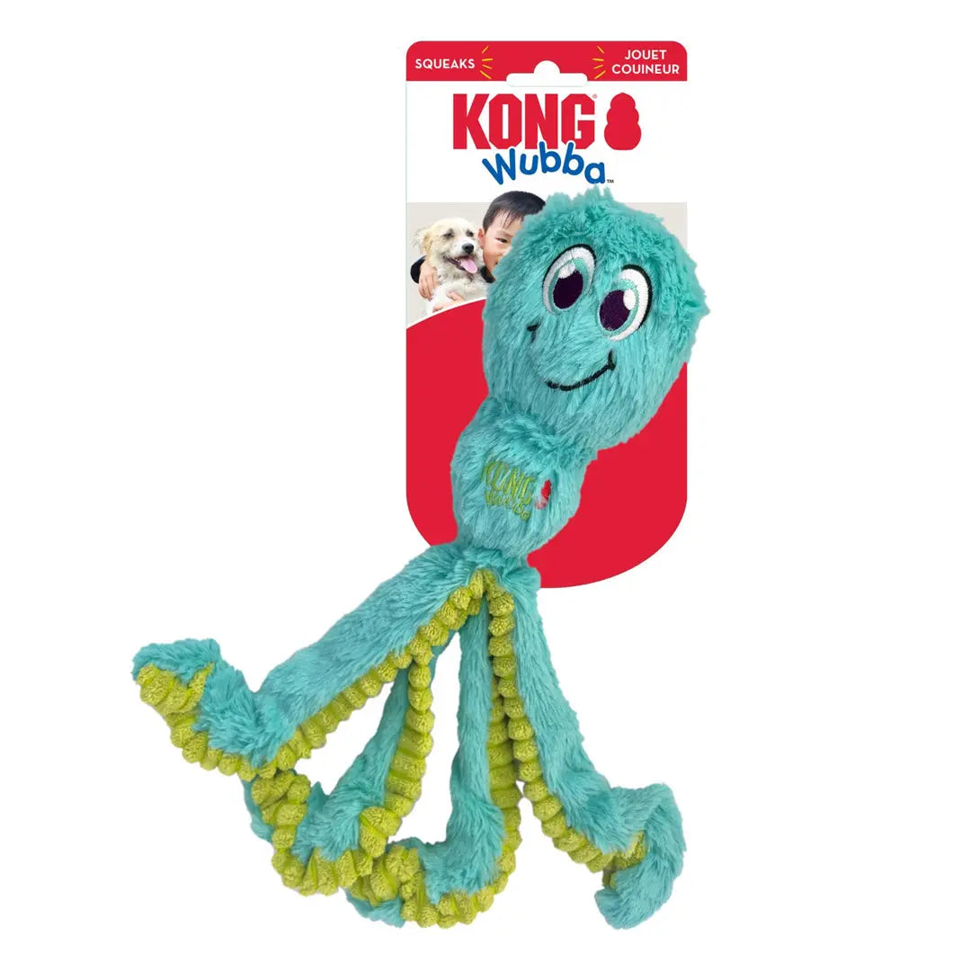 KONG Wubba Octopus Dog Toy Assorted 1ea/LG Kong