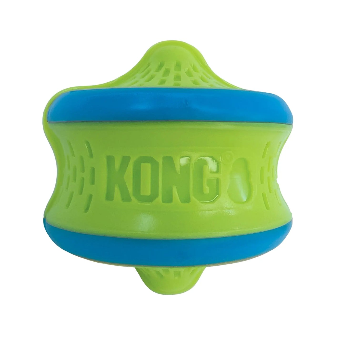 KONG Rambler Rattlez Dog Toy Swirl Ball, MD (2 pack) Kong