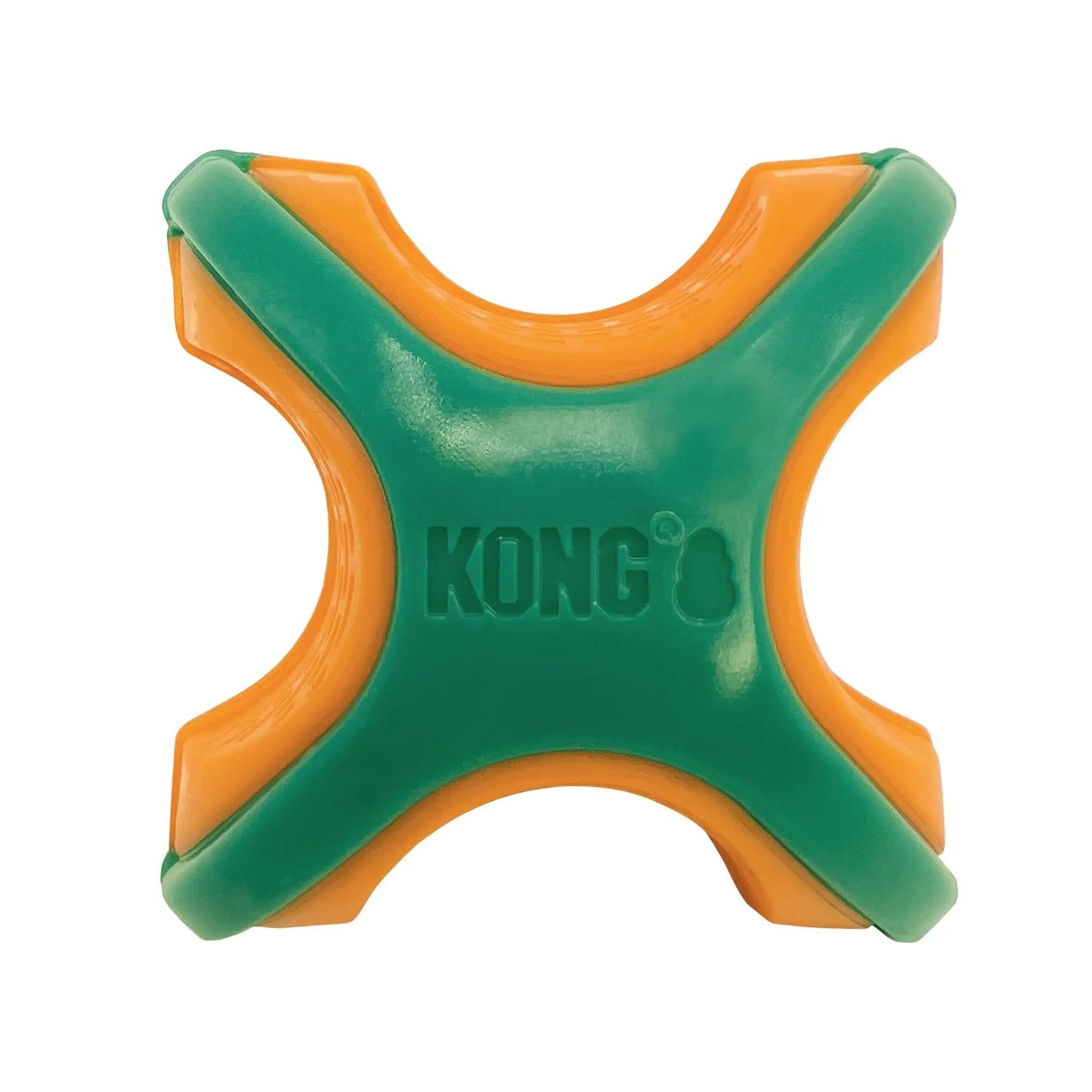 KONG Rambler Rattlez Dog Toy X-Ball, LG (2 pack) Kong