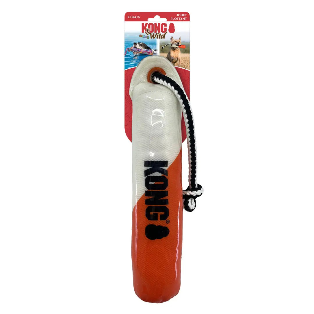 KONG Wild Shieldz Dog Training Dummy Orange & White 1ea/MD/LG Kong