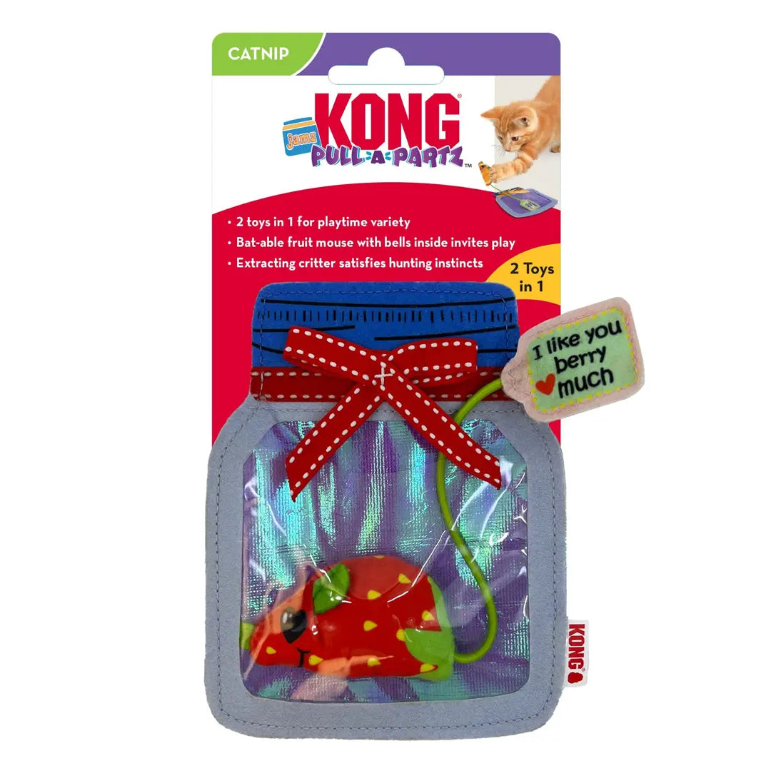 KONG Pull-A-Partz Jamz Cat Toy Assorted 1ea/One Size Kong