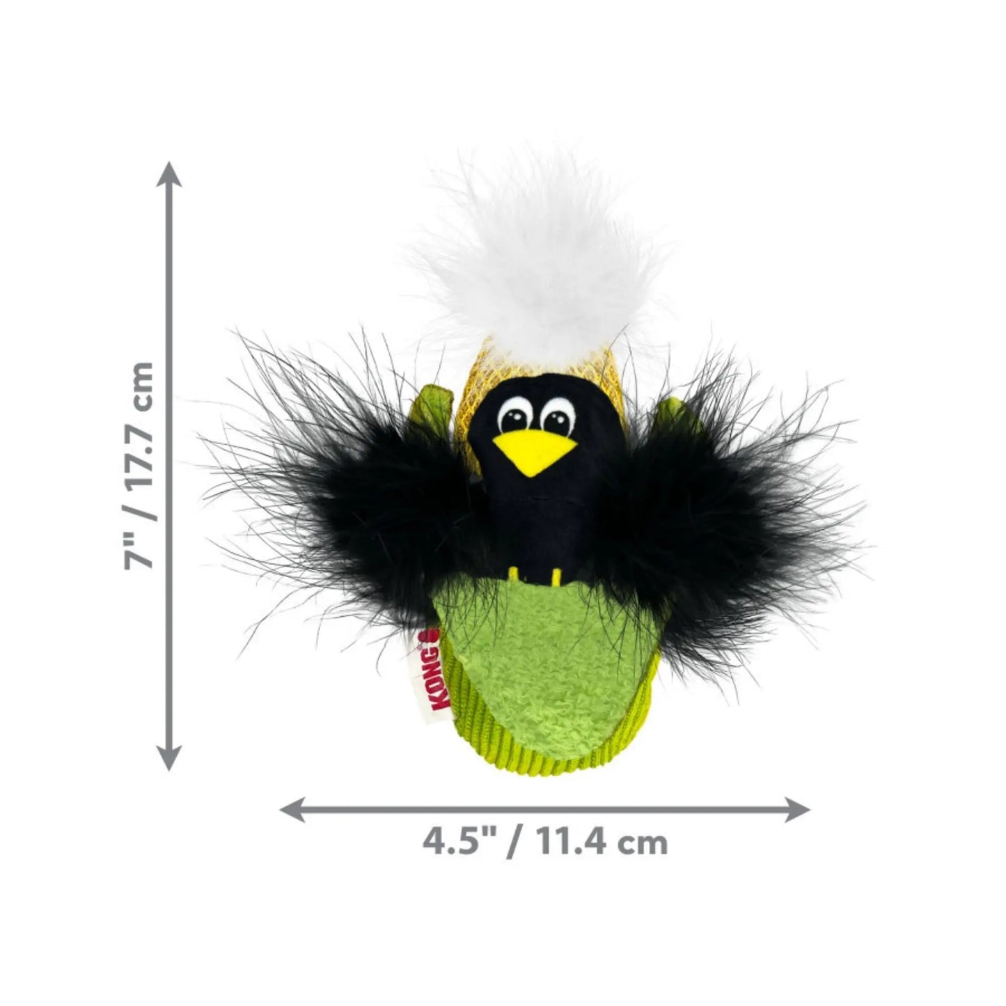 KONG Flingaroo Corny Bird Cat Toy 1ea/One Size Kong