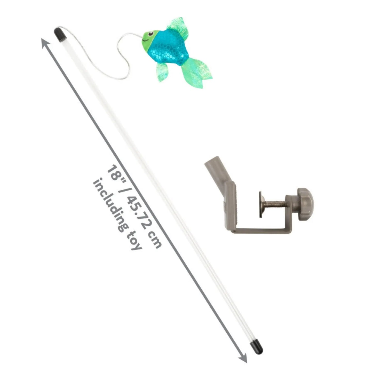 KONG Connects Angler Door Fish Cat Teaser 1ea/One Size Kong