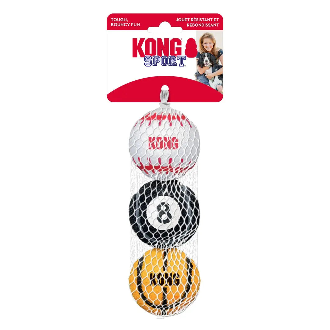 KONG Sport Balls Dog Toy Assorted 1ea/3 pk, MD Kong