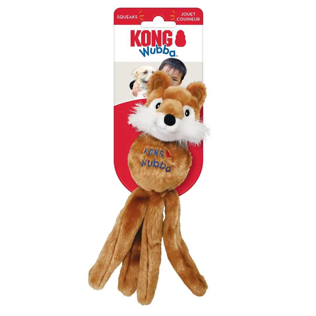 KONG Wubba Friend Dog Toy Assorted 1ea/SM Kong
