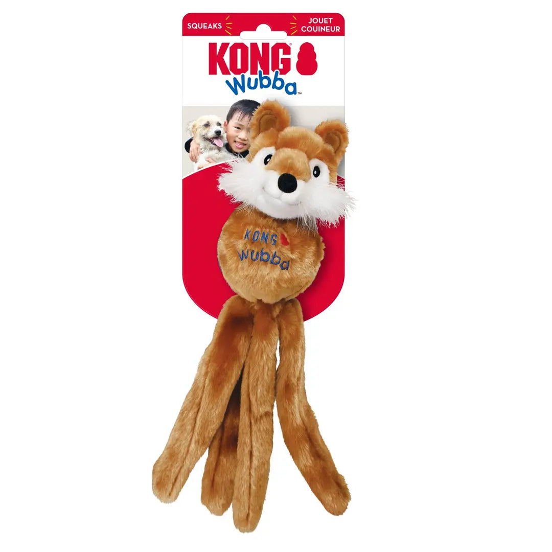 KONG Wubba Friend Dog Toy Assorted 1ea/LG Kong