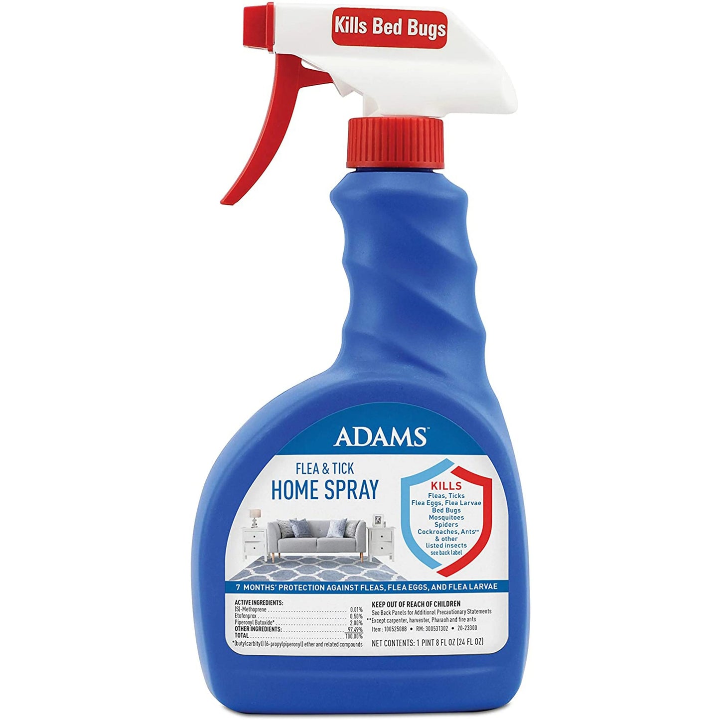 Adams Flea Tick Home Spray 1ea/24 oz Adams