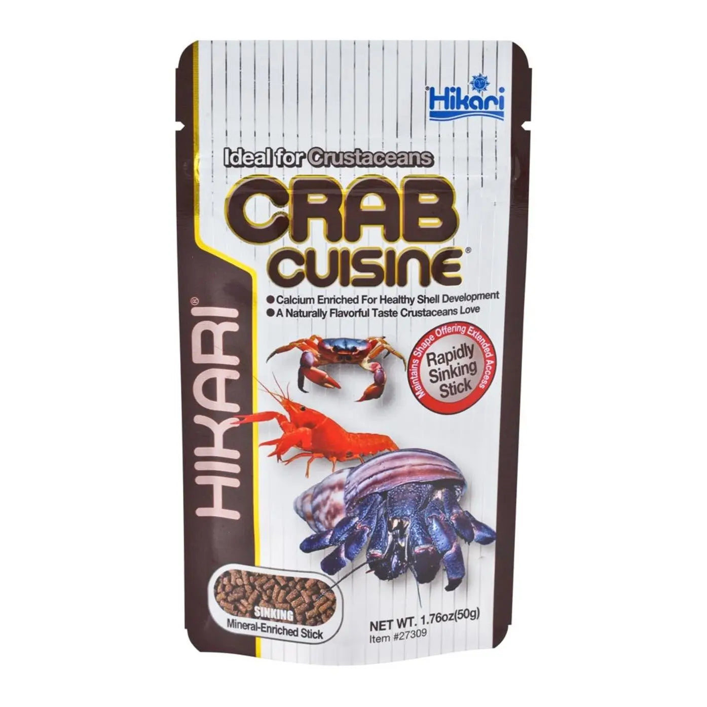 Hikari USA Crab Cuisine Sinking Hard Stick 1ea/1.76 oz Hikari