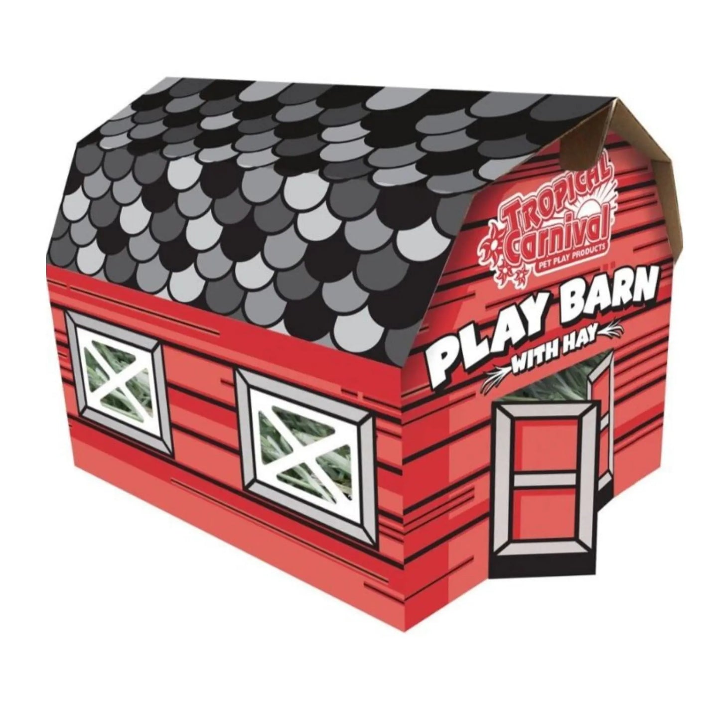 Tropical Carnival Play Barn with Hay 8oz. Brown's