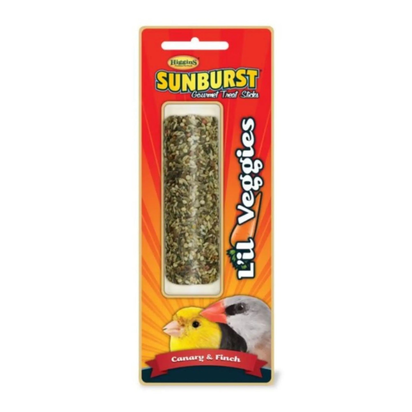 Sunburst Avian Treat Stick L'Il Veggies 3oz. Higgins