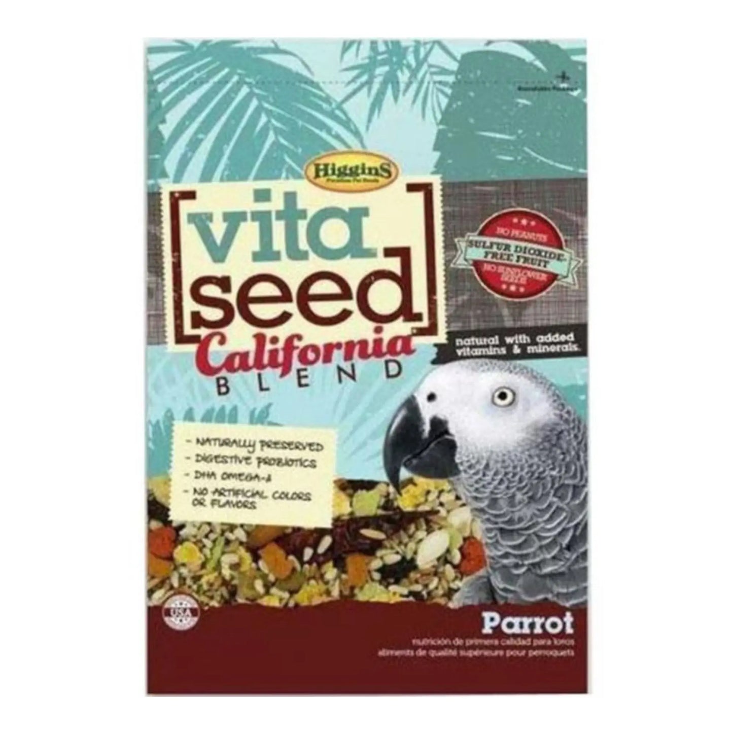 Vita Seed California Blend Parrot 25 Lb Higgins