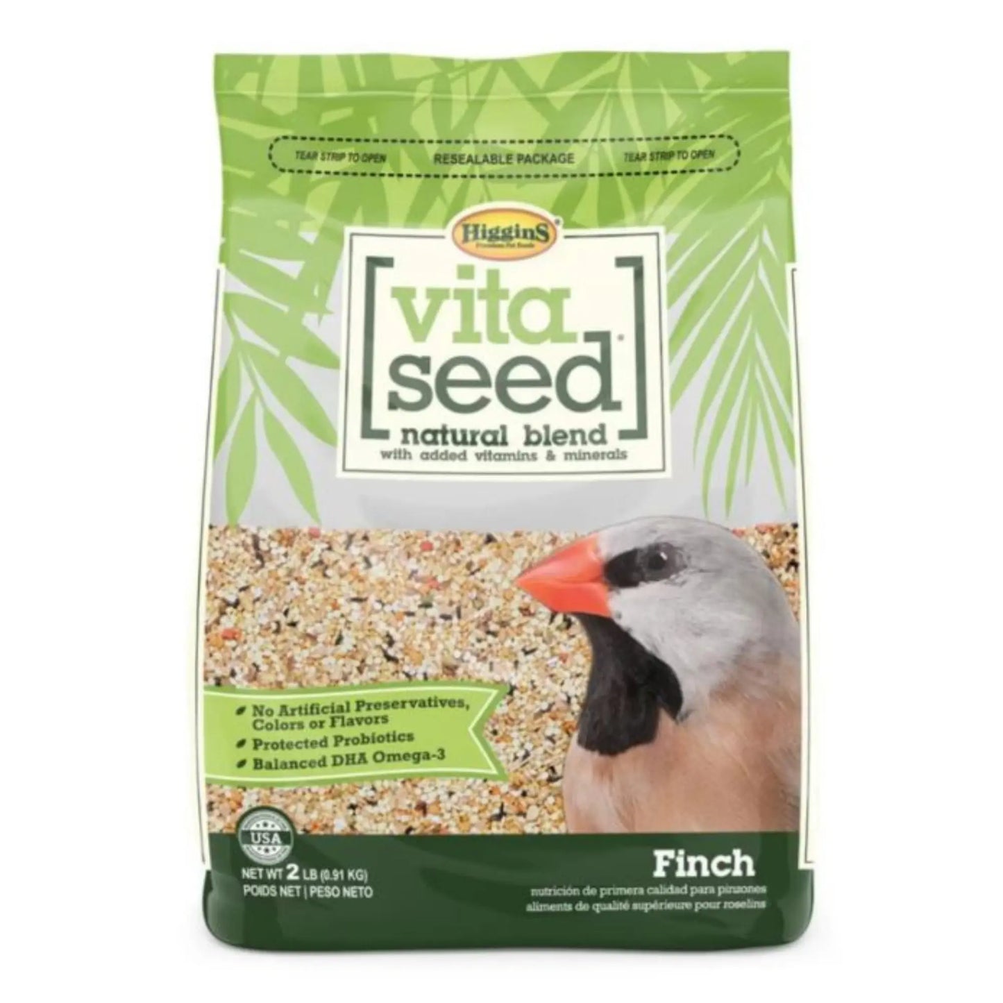 Vita Seed Natural Blend Finch 2 Lb Higgins