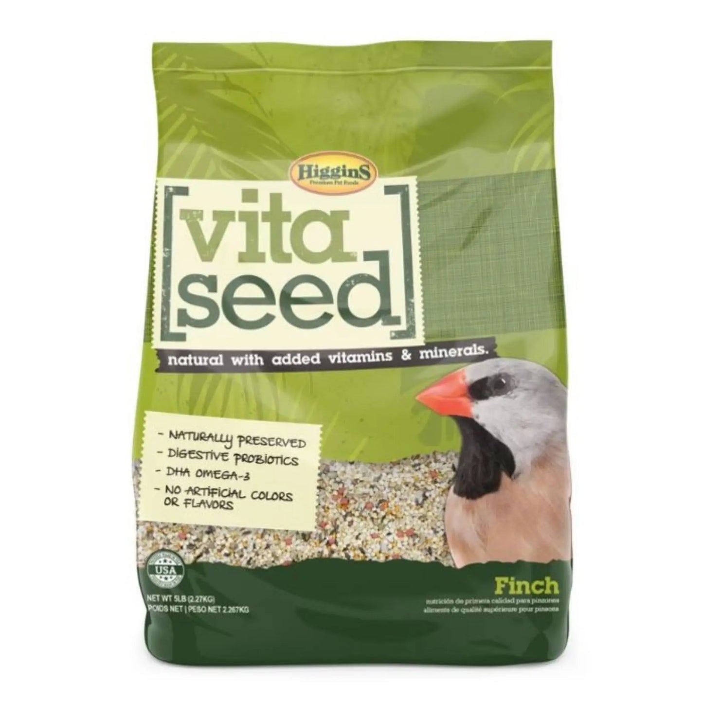 Vita Seed Natural Blend Finch 5 Lb Higgins