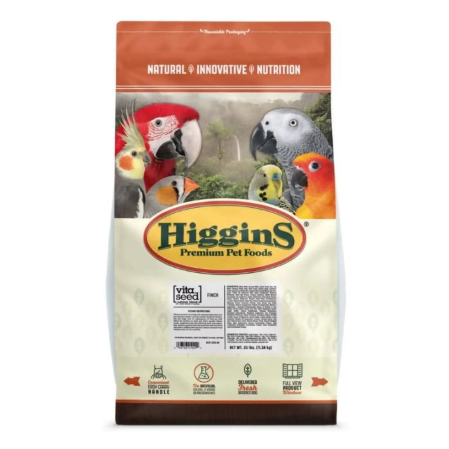 Vita Seed Natural Blend Finch 25 Lb Higgins