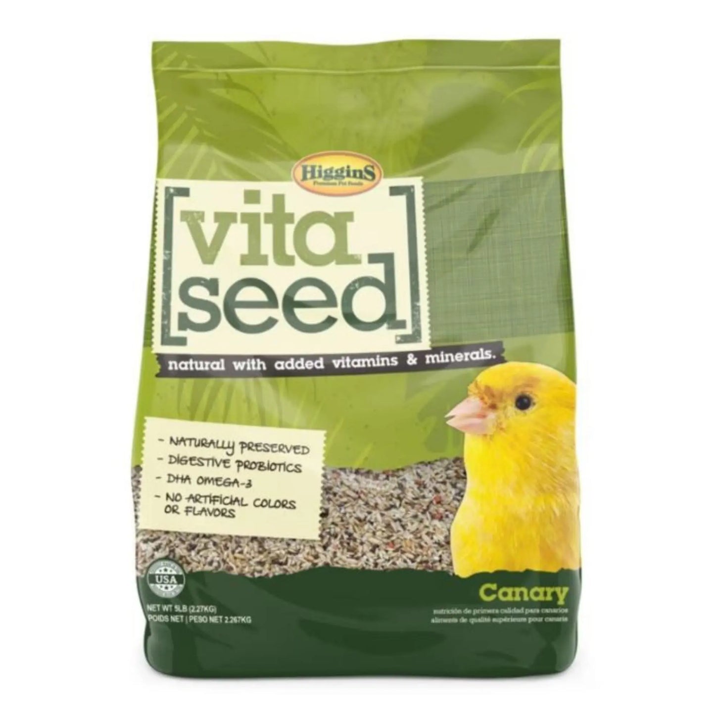 Vita Seed Natural Blend Canary 5 Lb Higgins