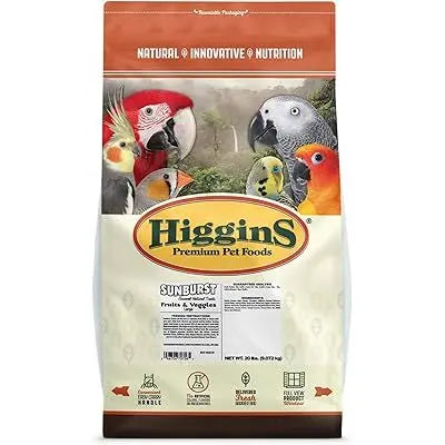 Sunburst Gourmet Blend Parrot 25 Lb Higgins