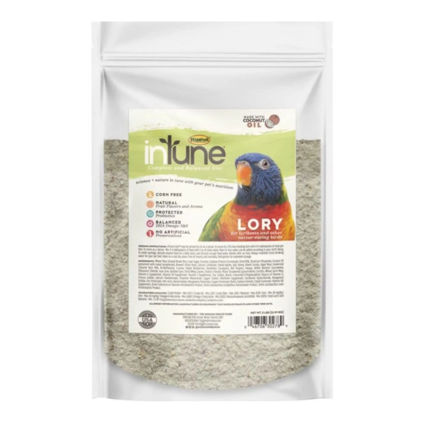 Intune Lory Food Lorikeets 2 Lb Higgins