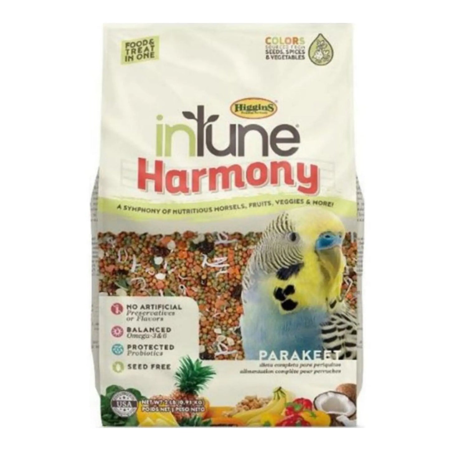 Intune Harmony Parakeet 2 Lb Higgins