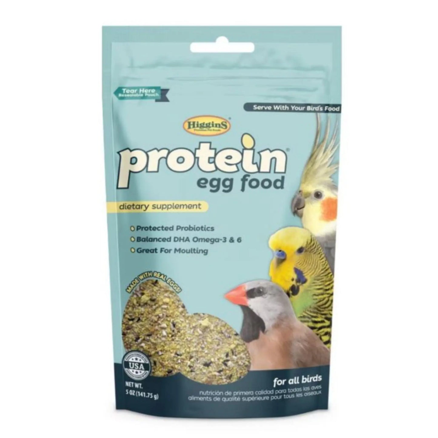 Higgins Protein Egg Food Dietary Supplement 5oz. Higgins
