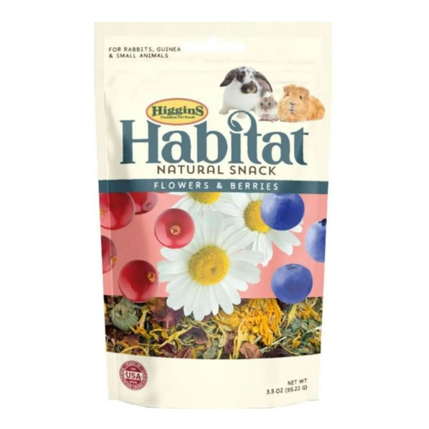 Higgins Higgins Habitat Small Animal Treats Flower/Berry 3.5oz. Higgins