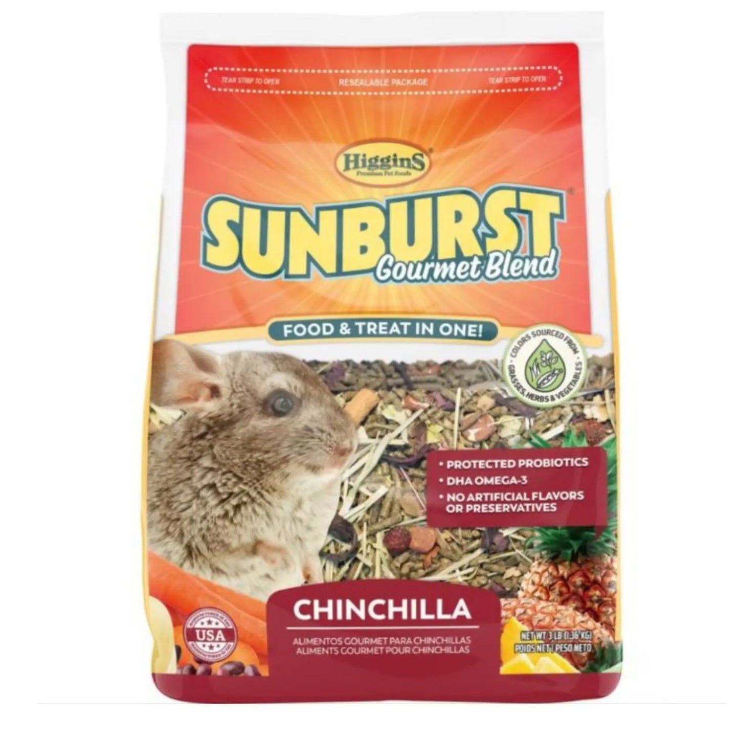 Higgins Sunburst Gourmet Blend Chinchilla 3 Lb Higgins