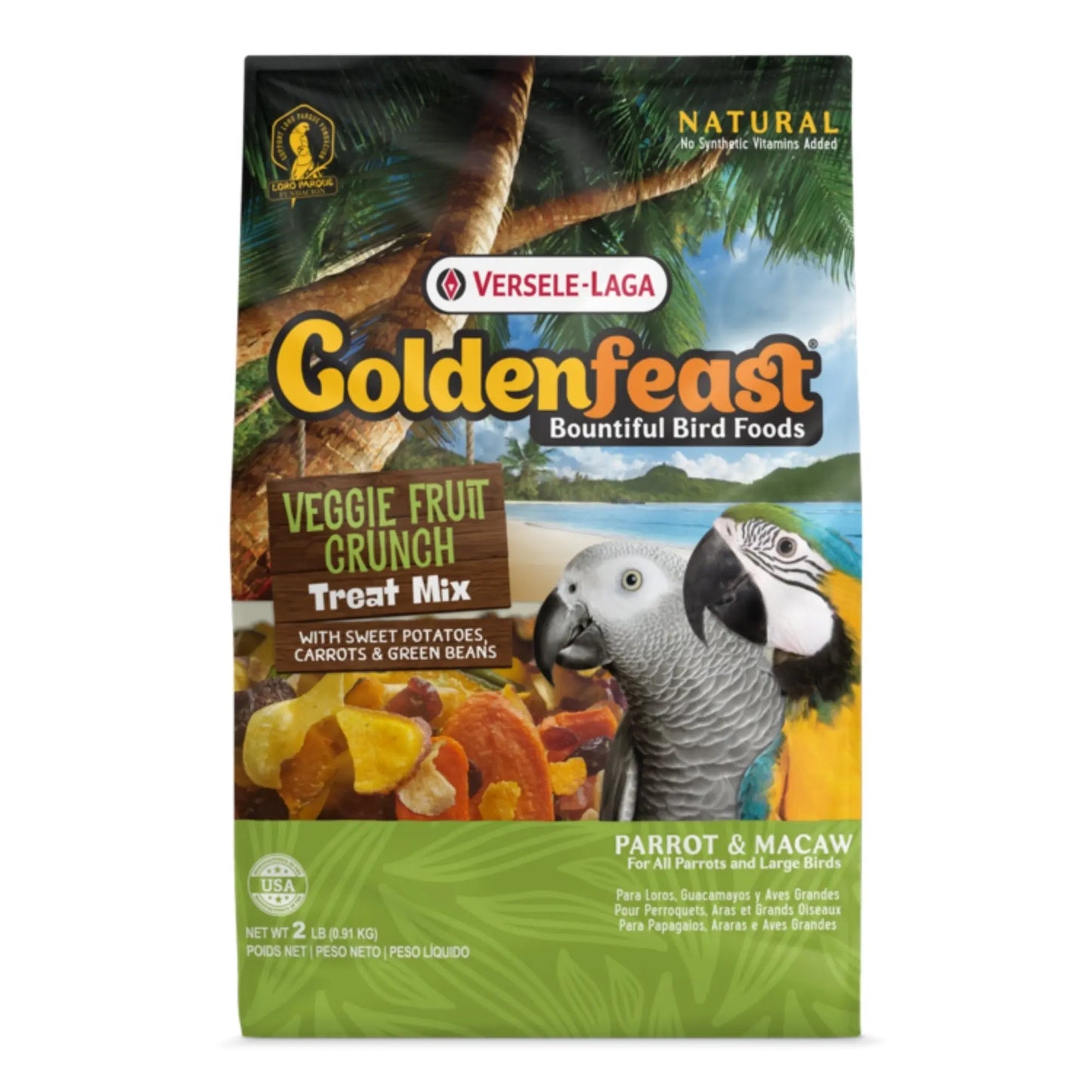 Goldenfeast Veggie Fruit Crunch Treat Mix 2 Lb Goldenfeast